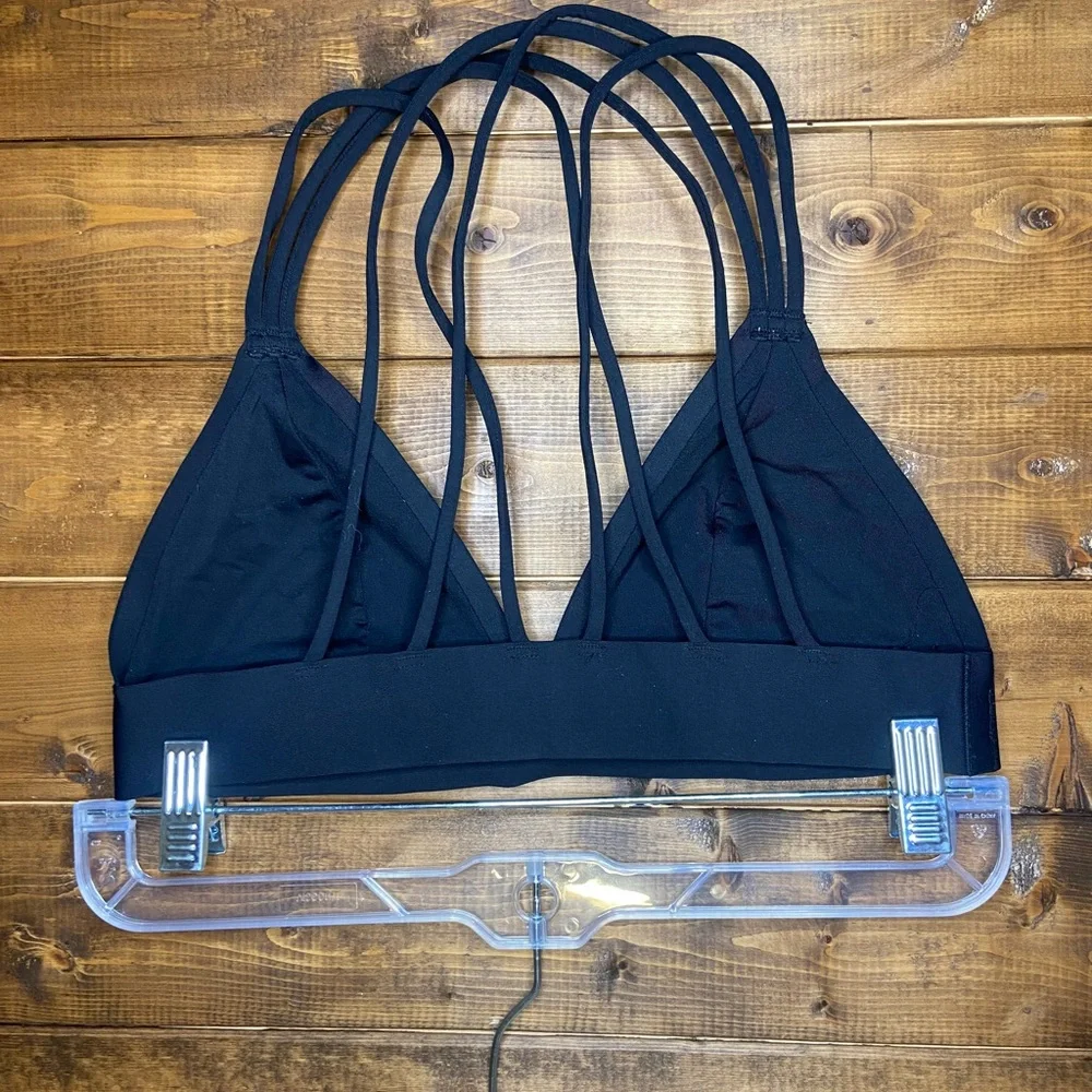 ✨Pink Victoria’s Secret Black Strappy Bralette✨ - Picture 4 of 5